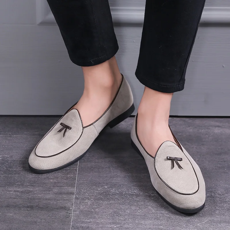 37-48 loafers men luxury fashion classic Brand Plus Size Breathable elegant Comfortable casual shoes #203 | Обувь