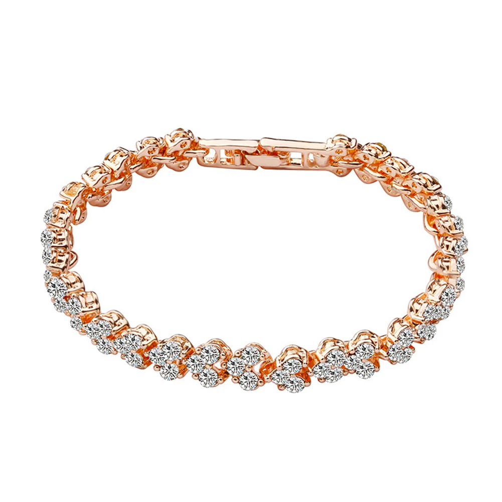 Для женщин браслеты на запястье в виде Мода Полный кубического циркония