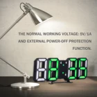 Часы светодиодсветодиодный цифровые с USB-портом и будильником, 2412 часов