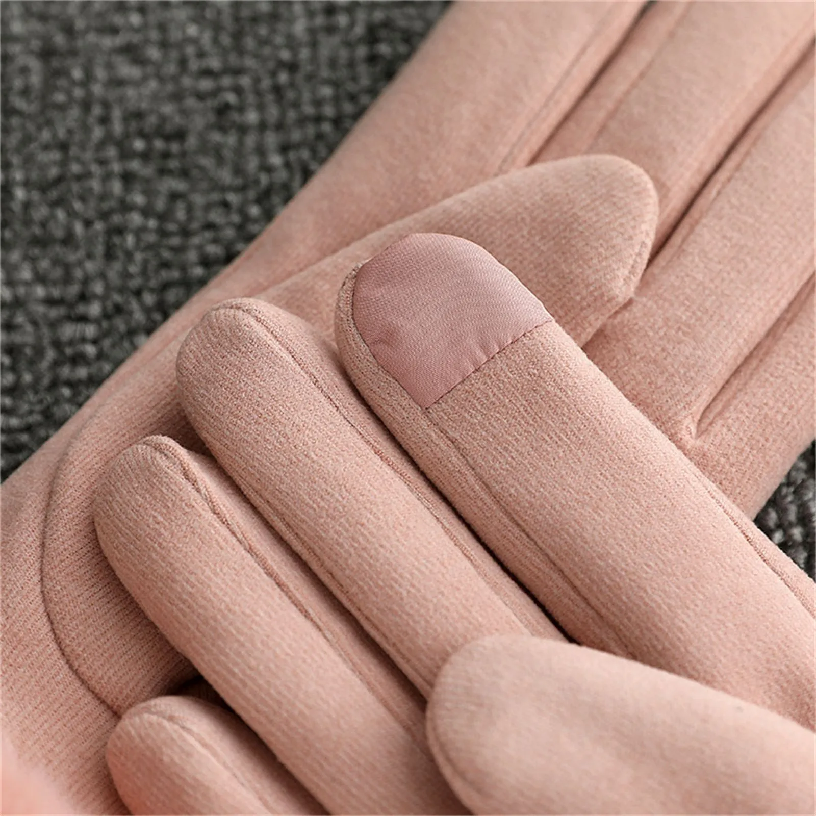

New Winter Gloves Women Plus Velvet Cotton Riding Touch Screen Warm Telefingers Cycling Ski Outdoor Gloves