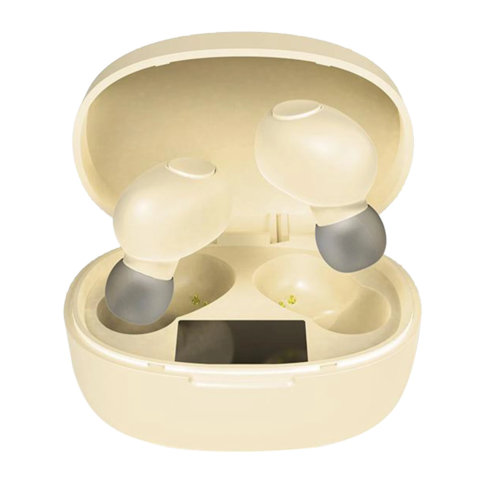 

Compact Wireless Earbuds Earphones HiFi LED Display with Microphone T12