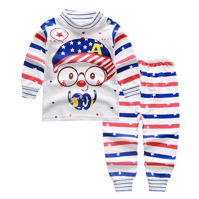 Комплект детского нижнего белья для мальчиков новинка Осень-зима Симпатичные