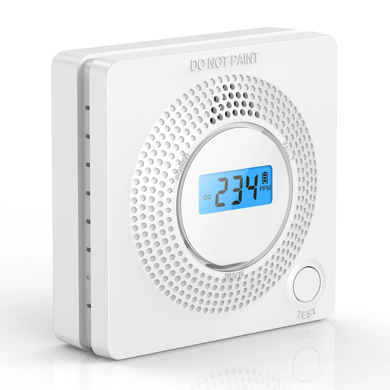 Детектор угарного газа, работающий от батареи DC9V, соответствует EN50291, предотвращает отравление угарным газом, сигнализация безопасности.