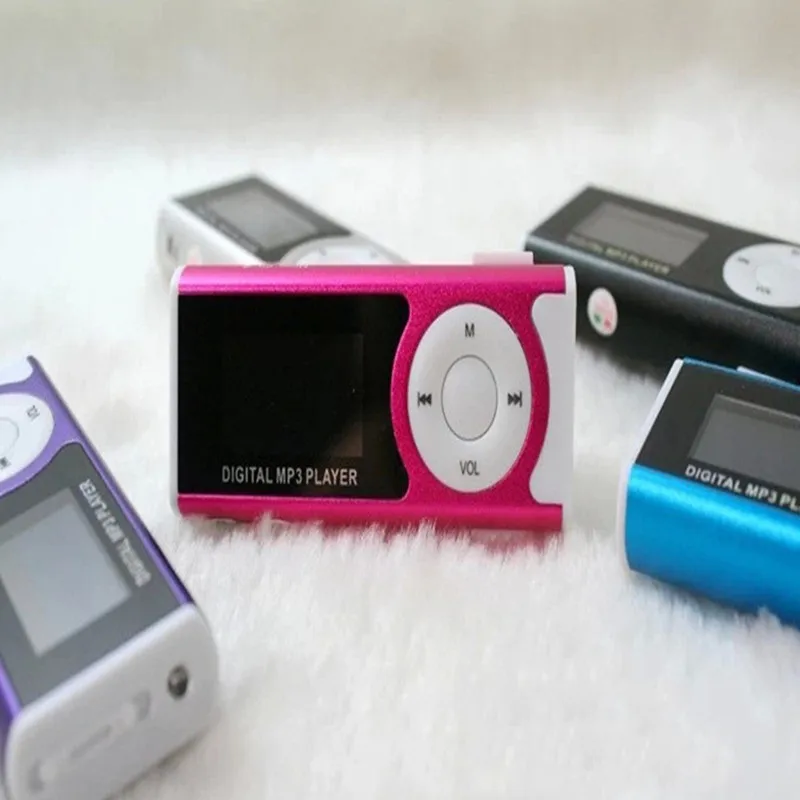 Мини USB Клип ЖК-экран MP3-плеер медиаплеер Поддержка 16 Гб Externa Micro SD