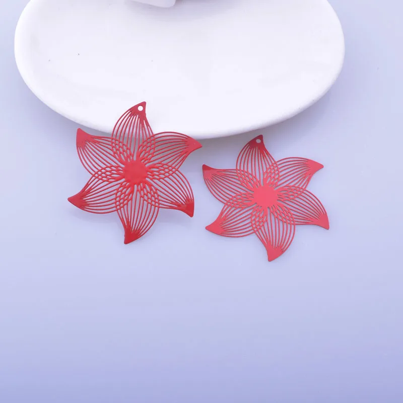 

30pcs AB5789 45mm Filigree Flower Charms