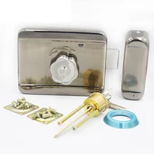 DC12V Metal Electric Lock Gate System Electronic Access Lock Rim Control Integrated Door Lock