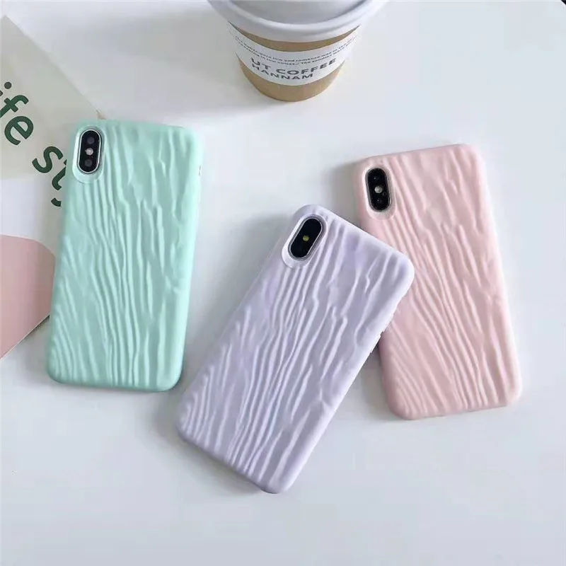 IPWSOO зыбучий песок узор карамельный цвет чехол для телефона iPhone 11 Pro X XR Xs Max мягкие