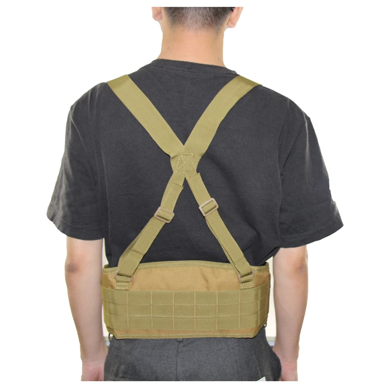 Открытый тактический пояс с подкладкой Multicam 1000D нейлон Molle страйкбол армейский