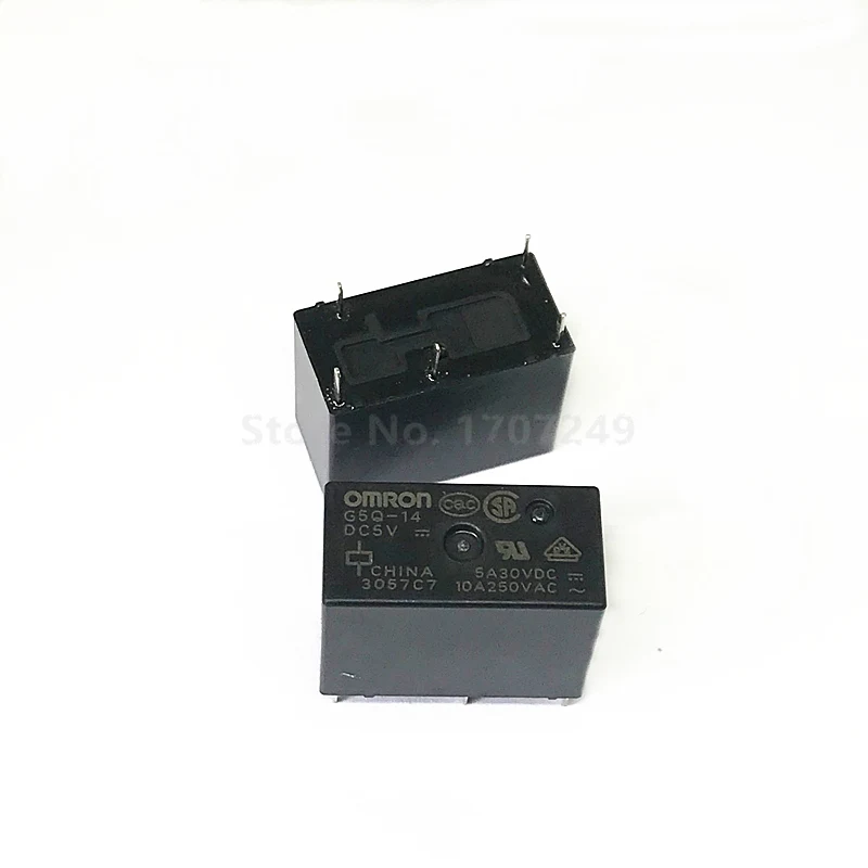10 шт./лот OMRON Реле G5Q-14 G5Q-14-5V DC5V G5Q-14-12V DC12V G5Q-14-24V DC24V 5A 5pin альтернативные G5Q-1 G5Q-1-EU