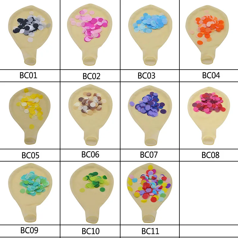 36 дюймов Большие конфетти шары красочные латексные Прозрачные Шары для Baby Shower