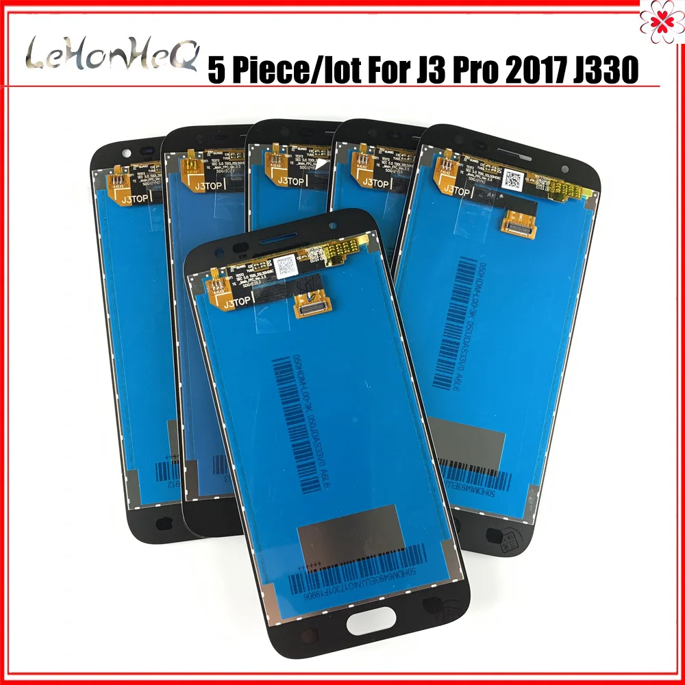 5 шт./лот J330 ЖК-дисплей для Samsung сенсорный дигитайзер сборка Galaxy J3 Pro 2017 экран |