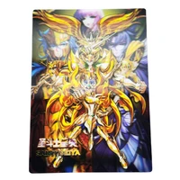 saint seiya 3d three dimensional b5 size golden soul the five sanits hobby collectibles game anime collection cards