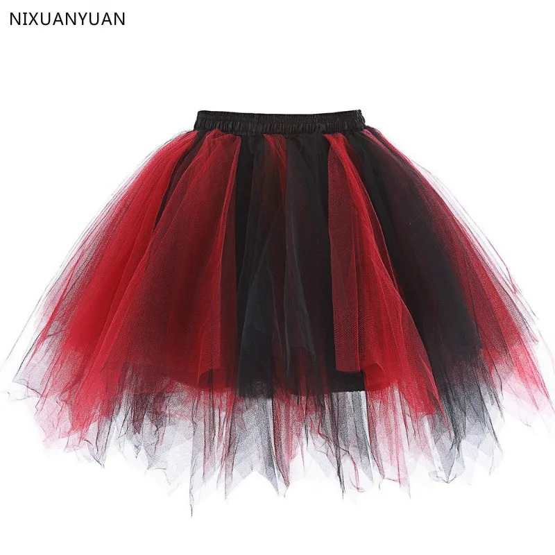 Black And Red Petticoat