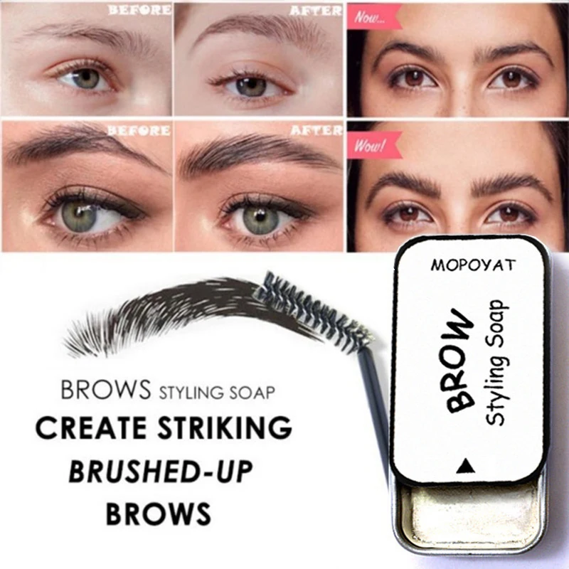 1 шт. 3D перьевые брови установка гель водостойкое мыло набор для макияжа бровей