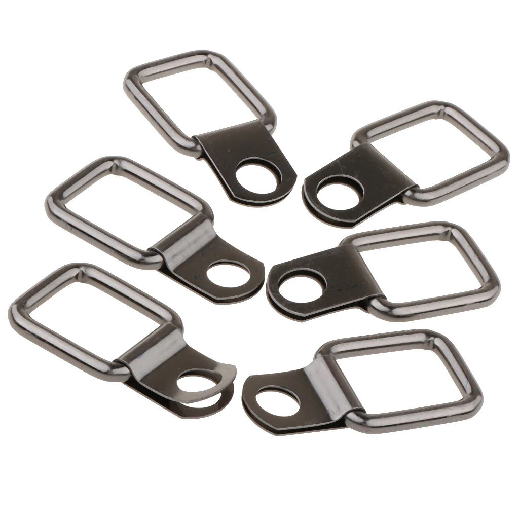 

6X D Ring Tie Downs Forged Lashing Ring For Case Truck Cargo Trailer