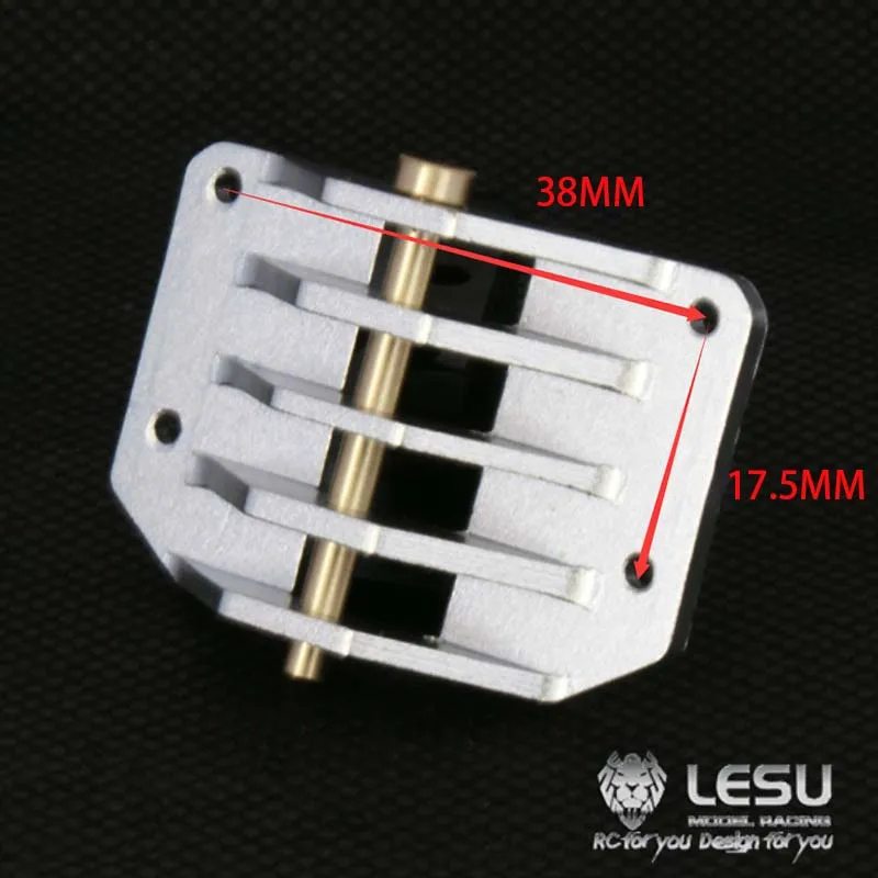 LESU металлический передний крюк для 1/14 масштабные радиоуправляемые модели