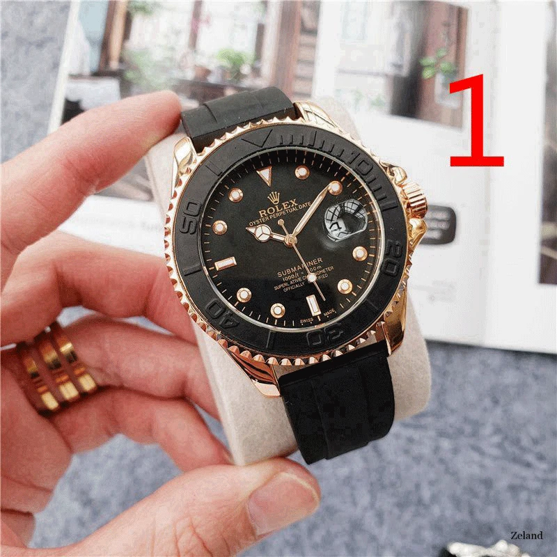 

Fashion Men's Luxury Designer Watch Quartz Classic Black Watch Steel Band Luxury Calendar Business Brand Watch Men's Gifts 021
