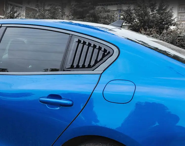 Для FORD Focus 2019 2020 Седан ABS затемнения для задних дверей и окон жалюзи рама оконный