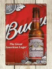 Budweiser Bud пивной паб бар металлический жестяной знак декоративные аксессуары 20x30 см 8x12 дюймов 30x40 см