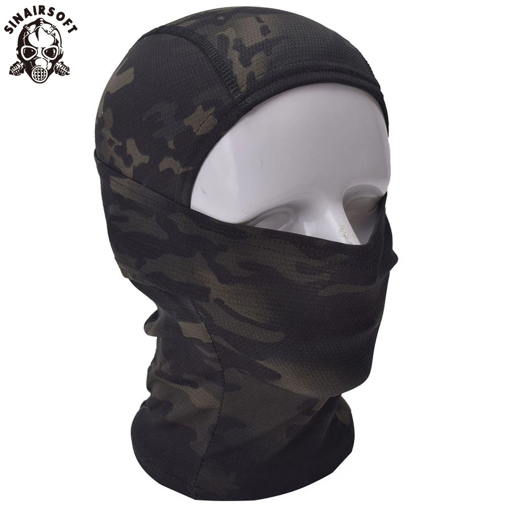 

Multicam Camouflage Balaclava Full Face Mask Wargame Cycling Hunting Army Military Helmet Liner Tactical Gear Airsoft Militar