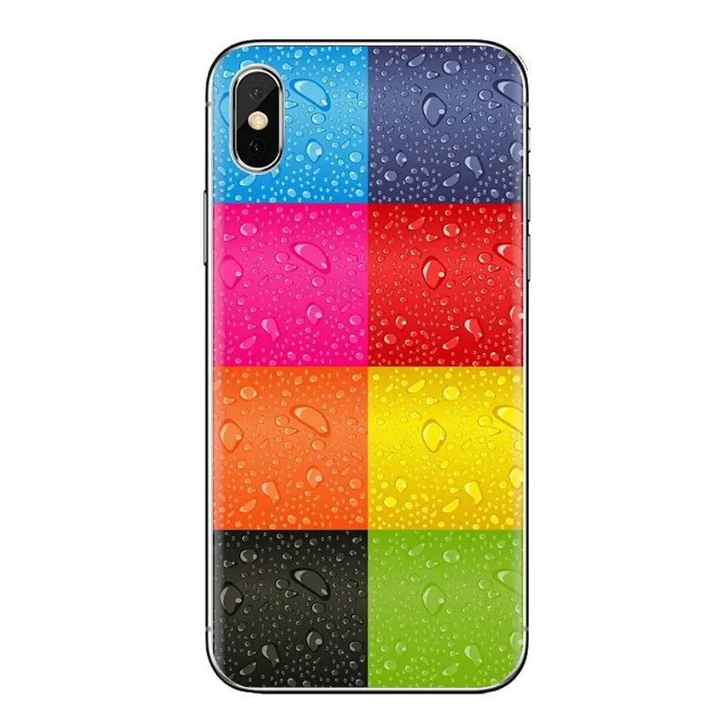 water drop rain For Samsung Galaxy A3 A5 A7 A9 A8 Star A6 Plus 2018 2015 2016 2017 Transparent Soft Shell Covers |