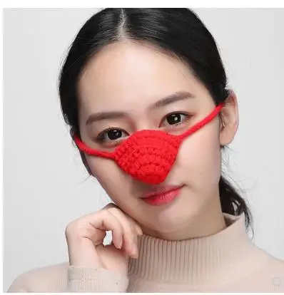 Индивидуальная шерстяная защитная маска для носа теплые дышащие мужские и