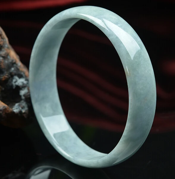 1028 + аутентичный Бирма нефрит зеленый нефритовый браслет | Украшения и аксессуары