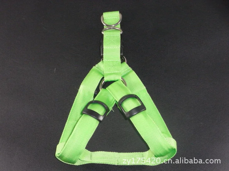 green LED Светодиодный поводок для собак, поводок для собак, ошейник для собак, жилет для прогулок, нейлоновый светодиодный жгут, мигающий светильник для чихуахуа - Цвет: green LED
