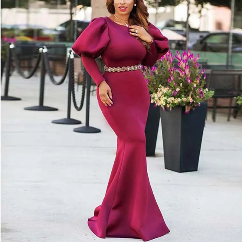 Осеннее Длинное Макси-платье в пол женские сексуальные вечерние платья с длинным