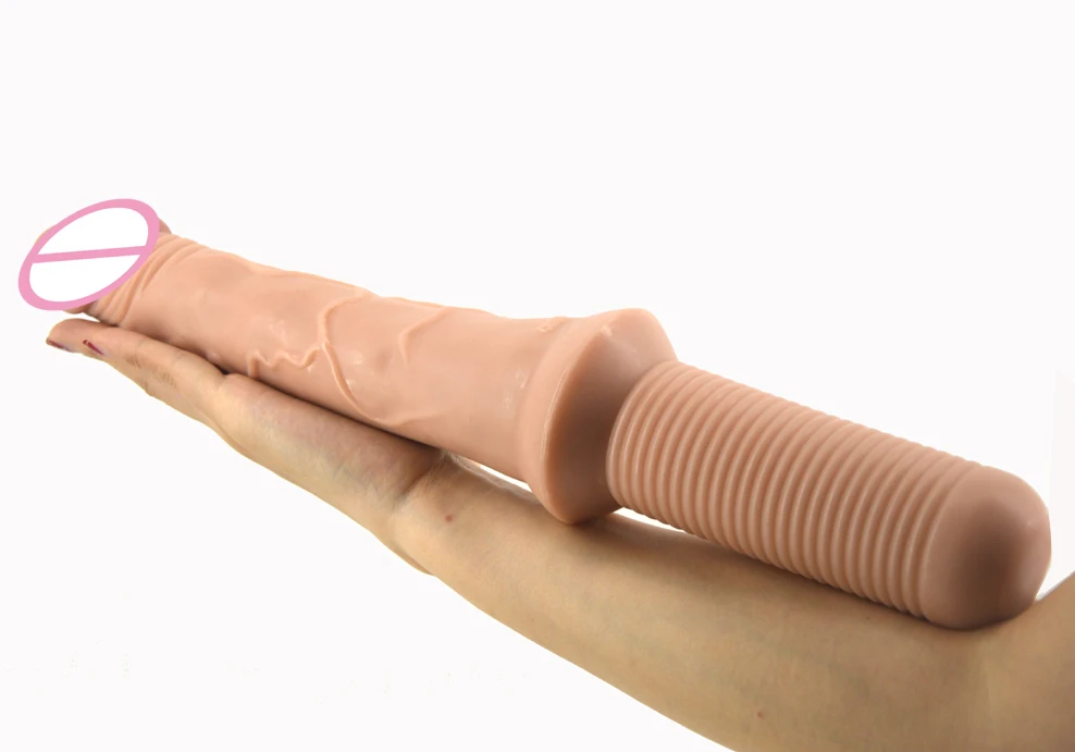 16 дюймовый длинный фаллоимитатор анальная пробка двойного использования