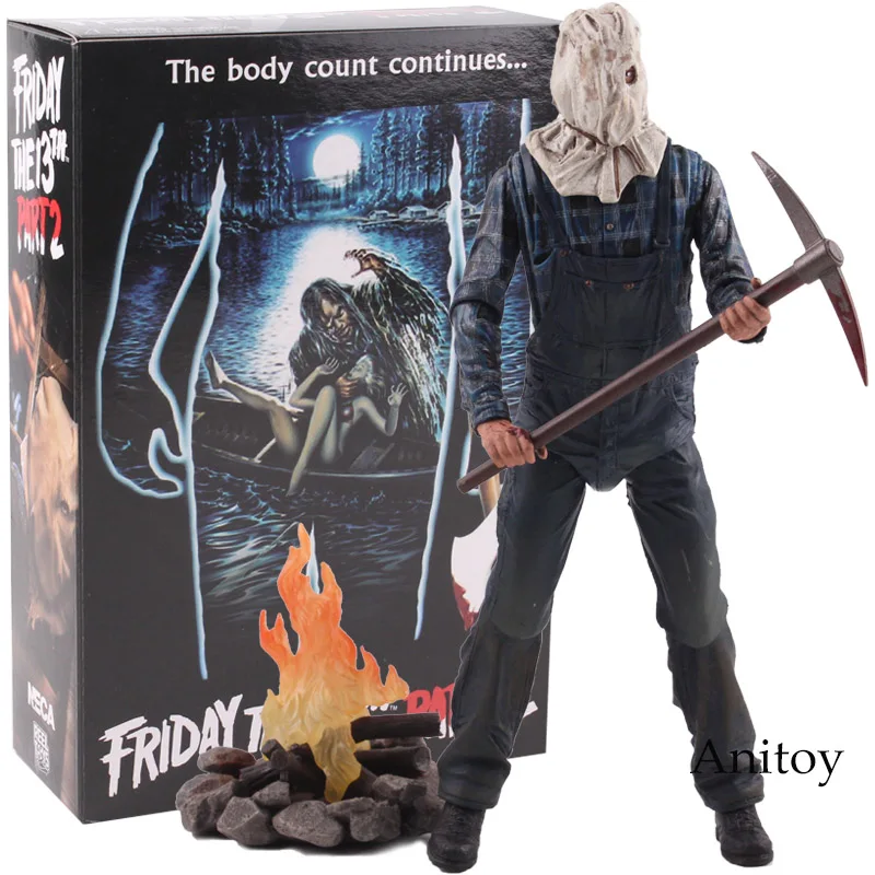 D with retail box NECA Friday the 13th Jason Voorhees фигурка 2009 Делюкс издание ПВХ Ужасы коллекционные вещи модель игрушки - Цвет: D with retail box