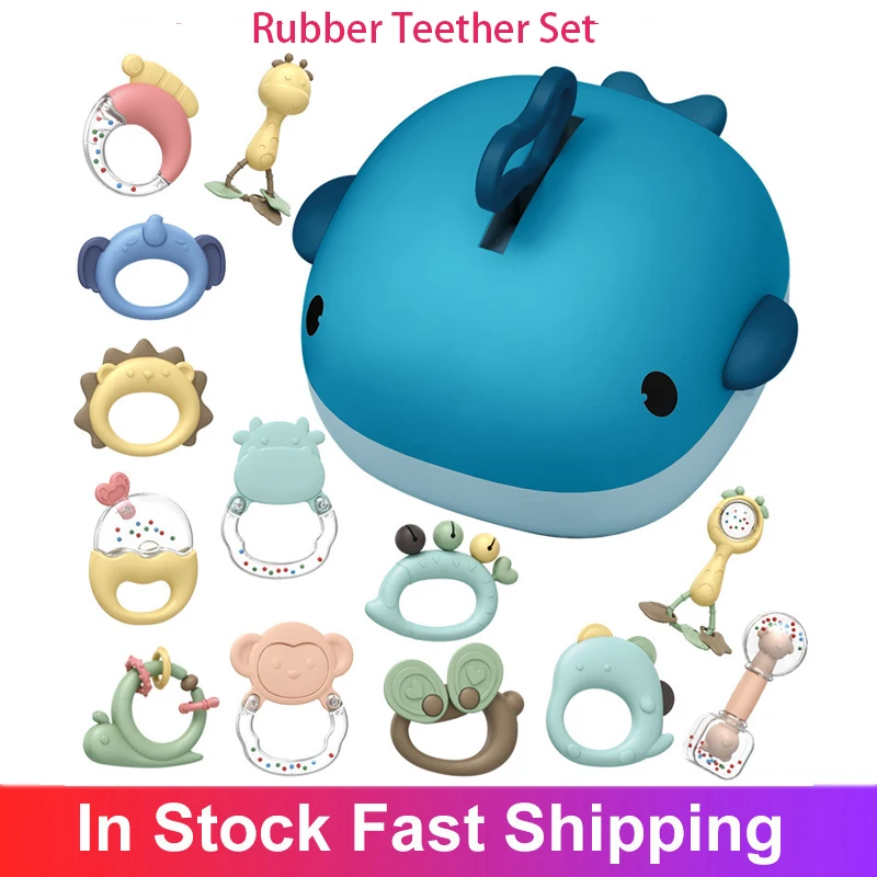 

Baby Rattles Mobile Storage Box Toddler Toys 0 12 Months Bebe Soft Music Rubber Teether Baby Montessori Toys Newborn Xmas Gift