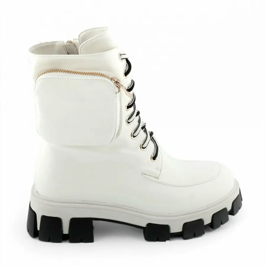 

Women Boots Vital Arman Women'S Patent Leather With Side Pockets Postal