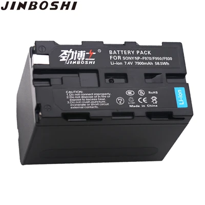 1X Battery 4 шт. 7900 мАч NP-F970 NP F970 NP-F960 NP F960 литий-ионный аккумулятор+ ЖК-дисплей быстрее двойной USB зарядное устройство для SONY F960 F550 F970 F570 CCD-RV100 - Цвет: 1X Battery
