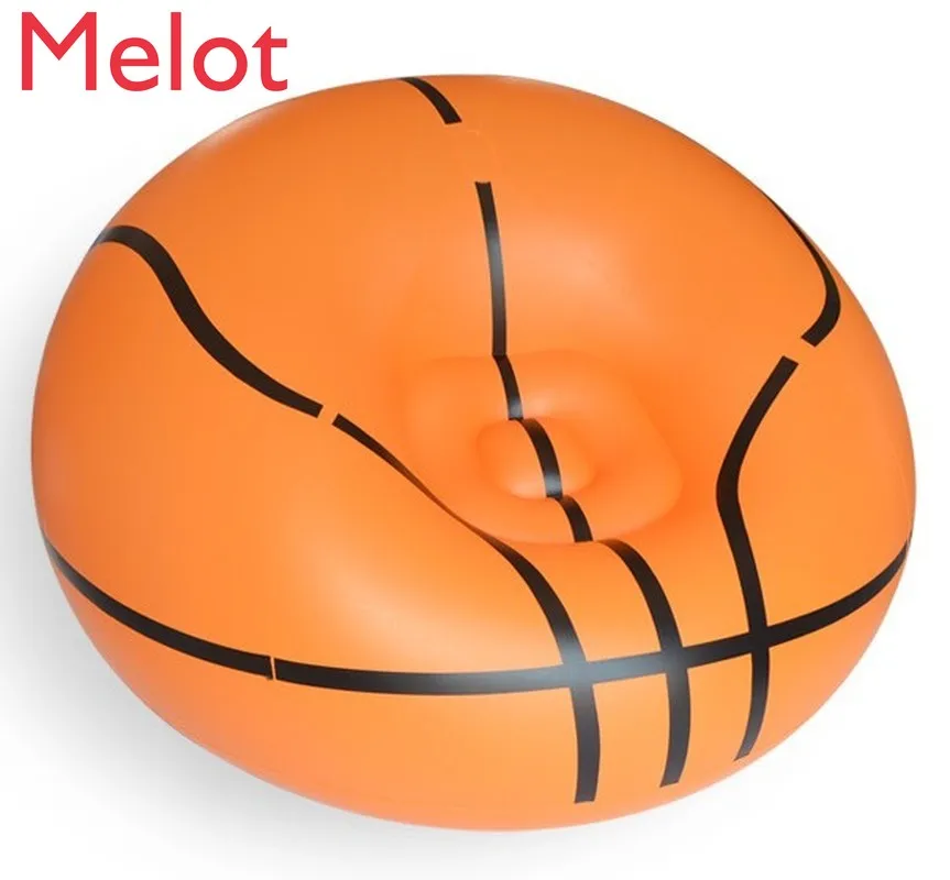 barato Engrossar Futebol Basquete Reunindo Cadeira Inflável Assento De Ar Cadeira Relaxar Pufe Mobiliário Doméstico Ao Ar Livre Cadeira Preguiçosa Com Bomba