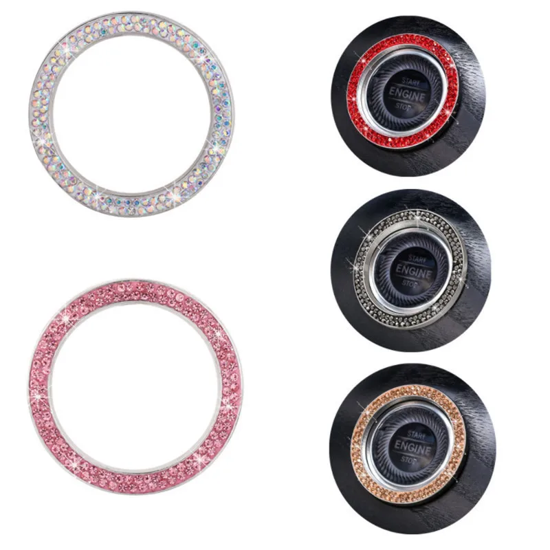 Кнопка запуска одним нажатием декоративное кольцо ручная работа Алмазный