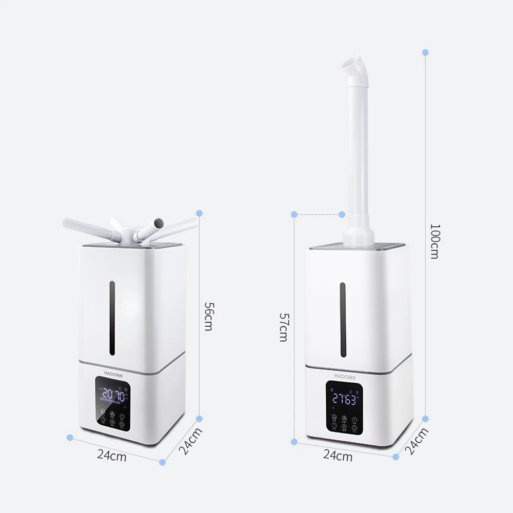 Промышленный ультразвуковой увлажнитель воздуха 13L 110 В 220 в бесшумный Анионный