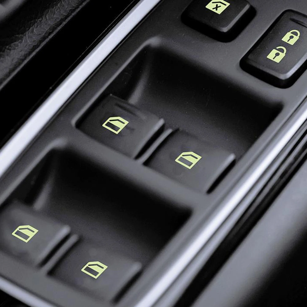 

Window Button Sticker Console Luminous Switch Universal Waterproof Interior