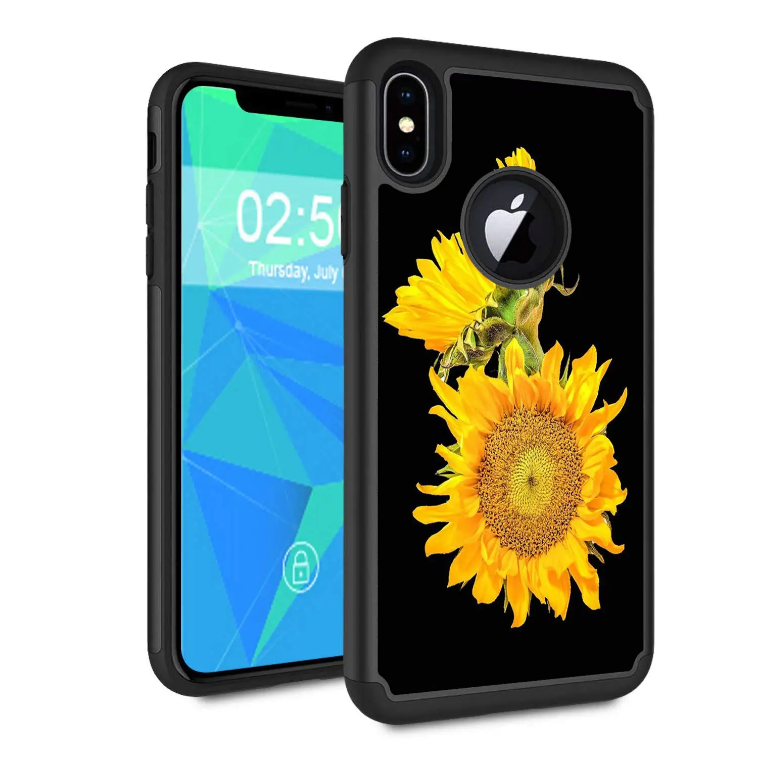 Чехол для Apple iPhone XR 6 1 дюйма 2018 Двухслойный ударопрочный гибридный мягкий бампер