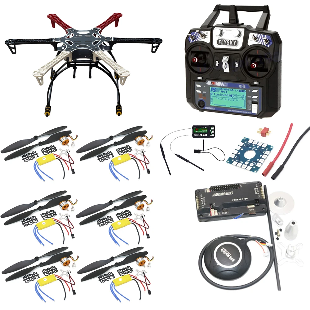 Квадрокоптер F550 Hexacopter рама с комплектом шасси управлением полетом APM2.8/GPS 7 м/A2212