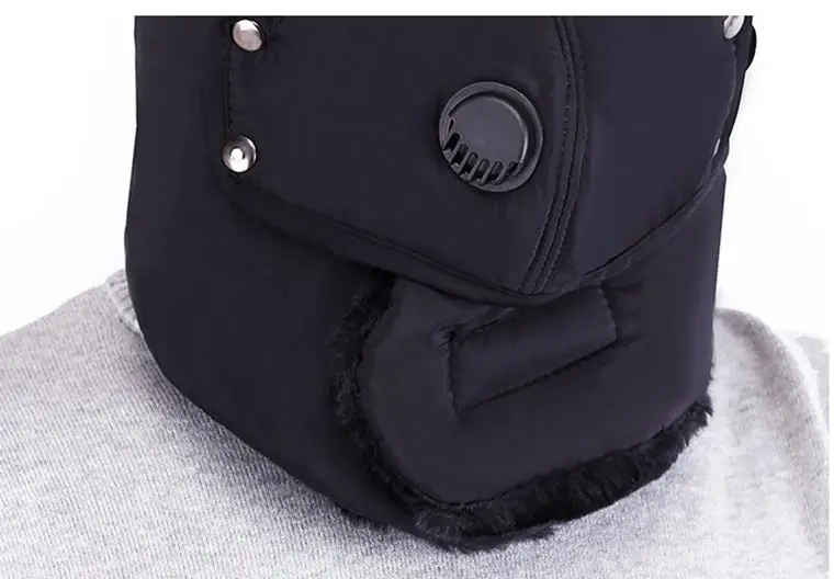 Русская армейская маска шапка с ушами плотная теплая зимняя уличная шапка-бомбер