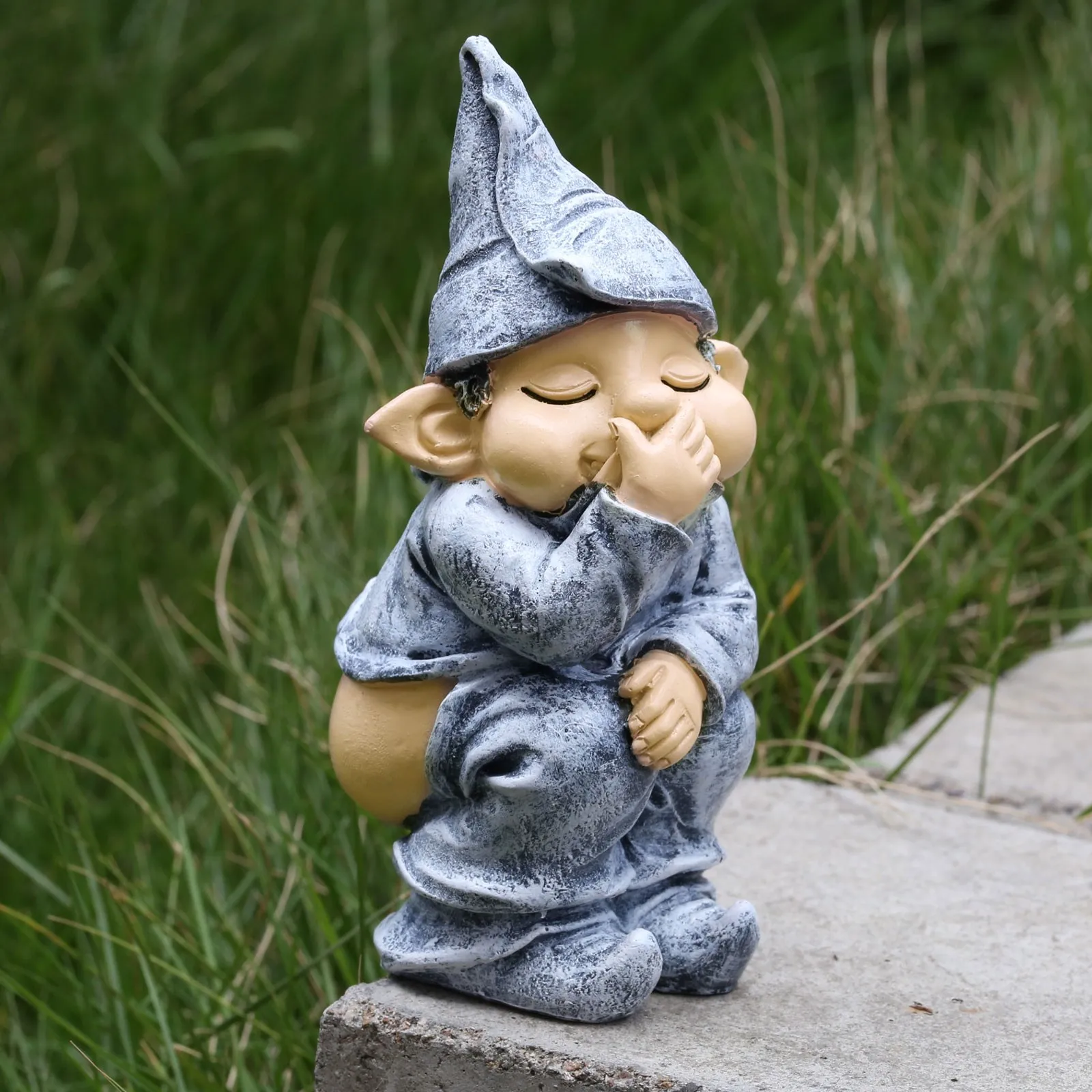 

Resin Fun Elf-character Ornaments Display Mold Simulation Funny Gnome Miniature Dwarf Figurine Statue Gardening Decor For Garden