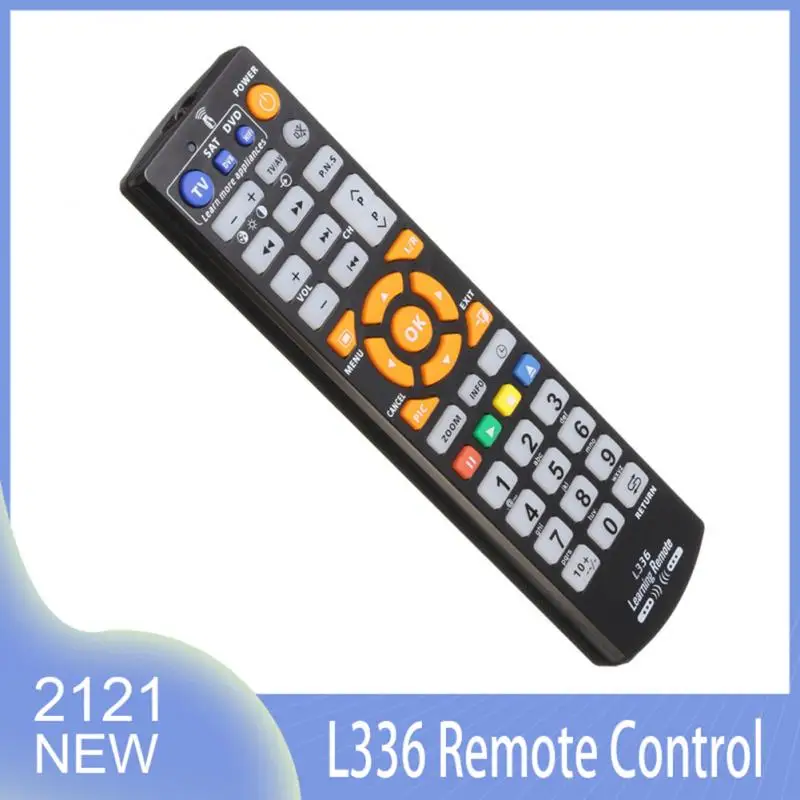 

Universal Smart L336 IR Remote Control With Learning Function Copy For TV CBL DVD SAT DVB HIFI TV BOX VCR STR-T Remote Control