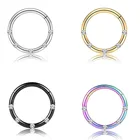Титановое кольцо для носа и уха, 1 шт.