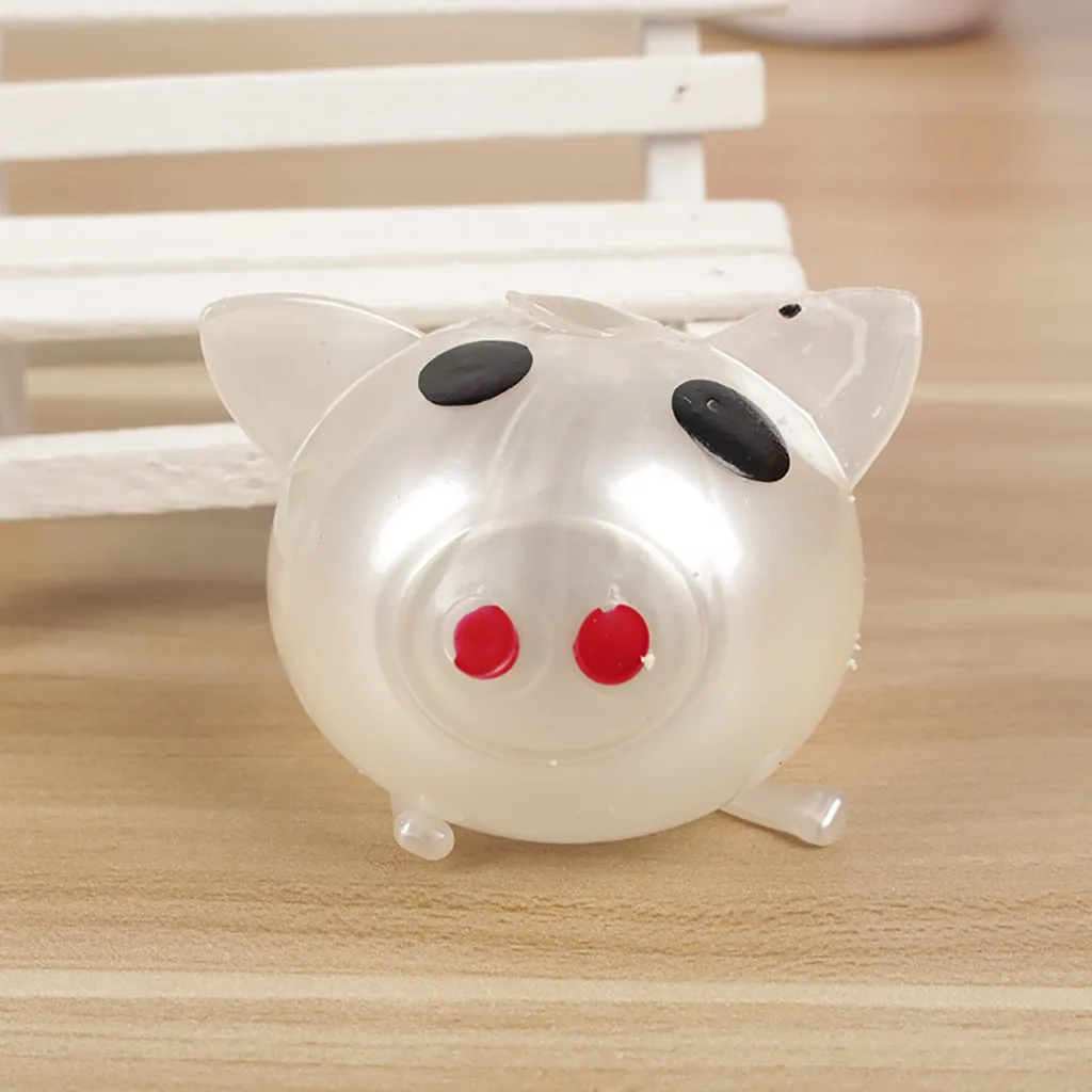 1 шт Jello Pig милый анти-стресс Splat мяч-свинка игрушка вентиляционное отверстие