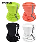 Походная Светоотражающая крутая бандана WOSAWE, шарф на шею, спортивный шарф для велоспорта, головной убор для горного велосипеда, маска на половину лица, мужской шарф