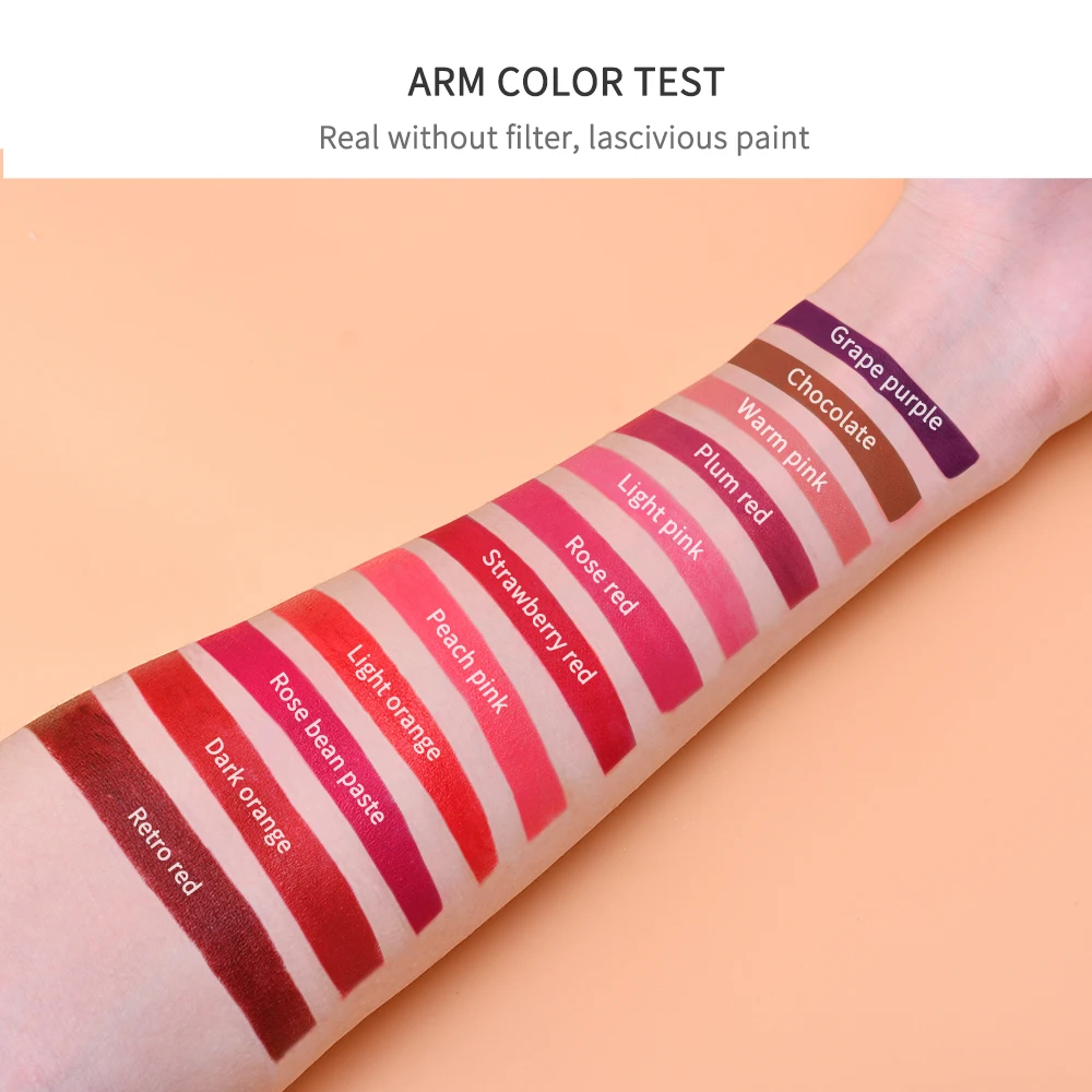 4 шт./компл. Набор губной помады для сигарет водостойкая Матовая жидкая губная