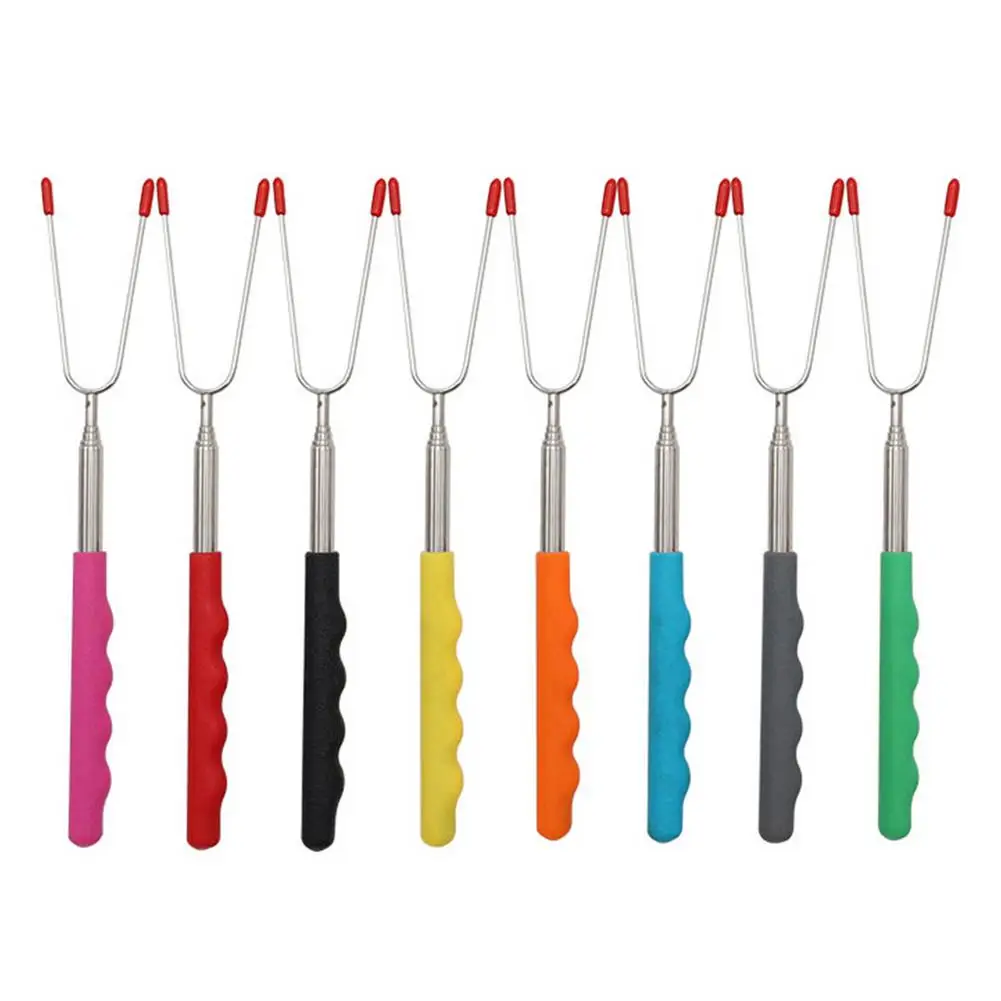 

8 шт., регулируемые телескопические инструменты для барбекю, из нержавеющей стали