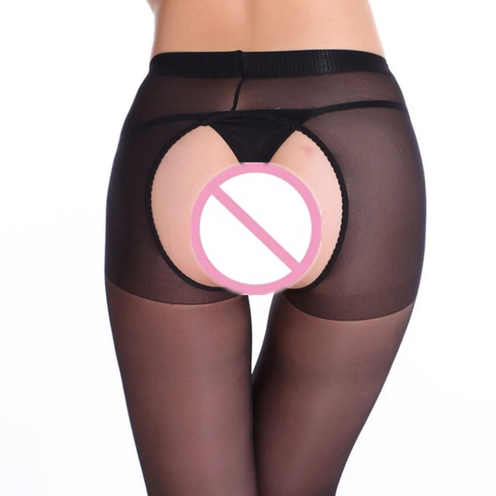 Ультратонкие женские колготки с открытой промежностью сексуальные ажурные