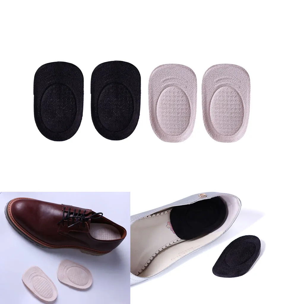 

2 Pairs Silicone Heel Cushion Spur Pads Plantar Fasciitis Support Inserts